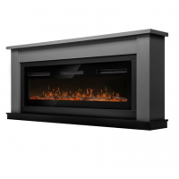 Каминокомплект: Очаг Electrolux Infinity EFP/P-1600ULS N, портал Canto Long графит, черный